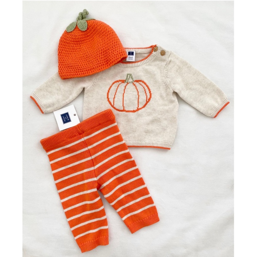 Janie + Jack Halloween Pumpkin Set